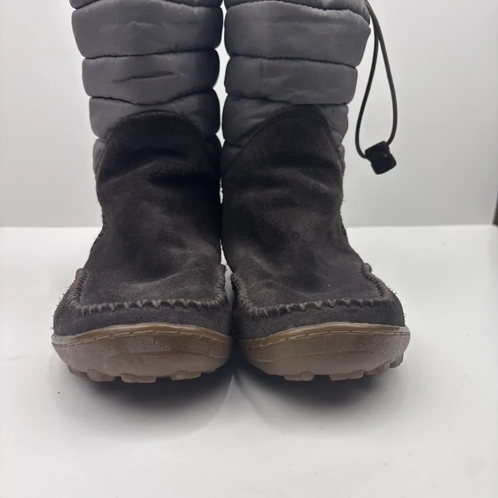 Columbia Minx Moccasin Women's US 7 Brown Waterproof Winter Boots BL1559-231